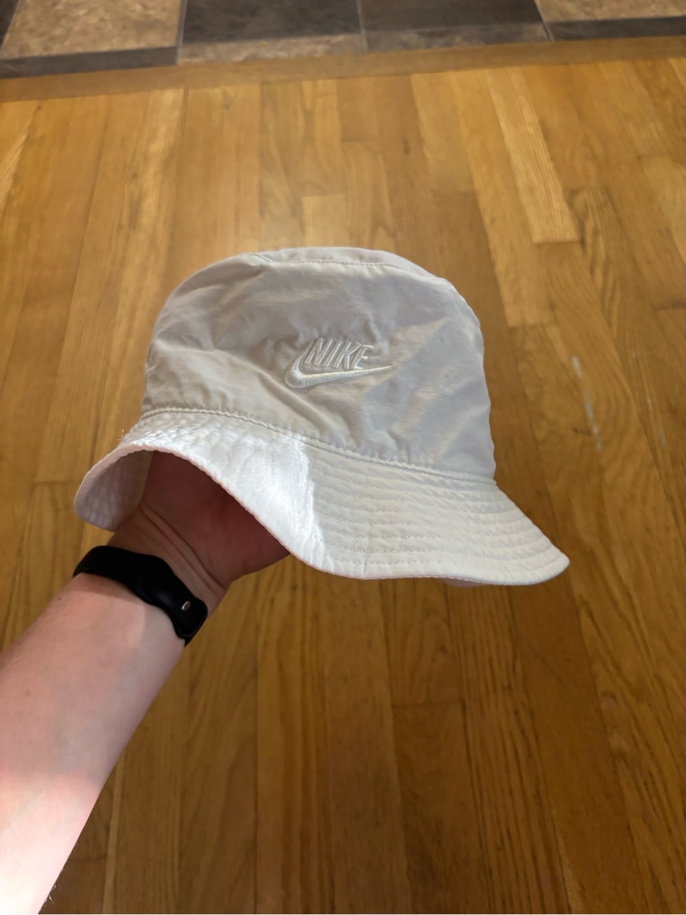 Nike White Bucket Hat